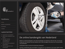 Tablet Screenshot of bandengids.nl